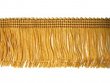 Rayon Chainette Fringe - Mustard Gold #3 - 4 inch