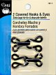 Dritz 2 Covered Hooks and Eyes 767-Brown