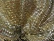 Wholesale Faux Sequin Knit Fabric - 234 Black Gold  25 yards