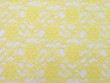 Wholesale Floral Lace - Yellow,  25 yards