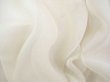Wholesale Iridescent Polyester Chiffon-D Ivory #129, 17 yards