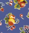 Wholesale Oilcloth - Pears and Apples Blue   12yds
