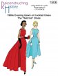 Reconstructing History #RH1506 - "The Sabrina Dress" 1955 Evening Gown or Cocktail Dress Sewing Pattern