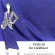 VF226-20 Kir Cornflower - Blurple 225 GSM Rayon Jersey Fabric