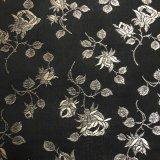 Coutil - Black and Champagne Brocade Corseting Fabric, Priced per 1/2 yd