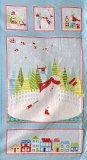 Quilting Cotton Print Fabric - Christmas Panel - Mulberry Lane by Cherry Guidry