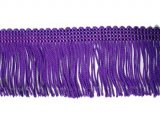 Wholesale Rayon Chainette Fringe - Purple #33, 4 inch  -  36 yards