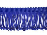Rayon Chainette Fringe - Royal #10 - 6 inch