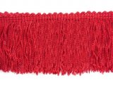 Rayon Chainette Fringe - Red #12, 9 inchRayon Chainette Fringe - Red #12, 9 inch