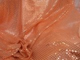 Wholesale Faux Sequin Knit Fabric - 431 Orange  25 yards