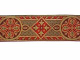 Trim - Royal Brocade - Red and Gold