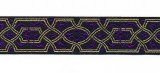 Trims - Elizabethan Collection - Black, Purple, Gold