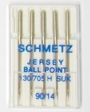Schmetz Magazine Jersey Ball Point Needles, size 90/14