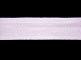 Wholesale Twill Tape - 1" Cotton White, 100 yds