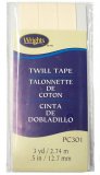 Wrights Wide Twill Tape #301 - Oyster #028  -  1/2" wide
