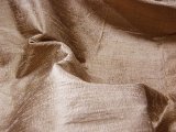 Silk Dupioni Fabric - Copper