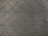 Pintuck Silk Dupioni Fabric - Graphite