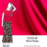 VF222-40 Physic Rouge - Red Imported French Terry Knit Fabric