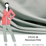 VF232-28 Haussmann Putty - Patina Classic Ponte di Roma All-way Stretch Knit Fabric