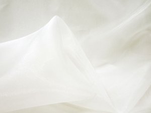 Bridal Organza Fabric - Marble (Ivory)