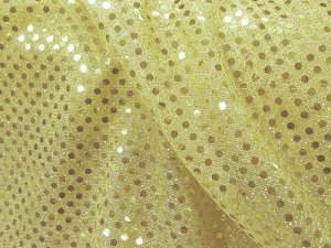 Wholesale Faux Sequin Knit fabric - Light Gold #228