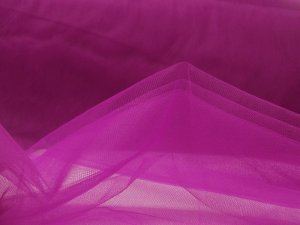 Wholesale Illusion Tulle Fabric - Fuschia