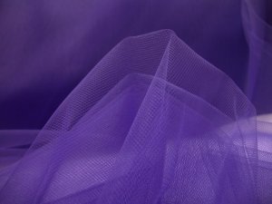 Wholesale Illusion Tulle Fabric - Purple