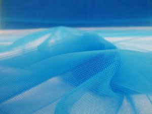 Wholesale Illusion Tulle Fabric - Turquoise