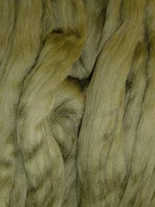 Merino wool roving - Olive