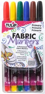 Tulip Fabric Markers - Primary colors