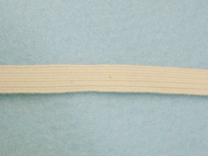 Wholesale Braided Cotton Elastic 7737 - Natural 3/8" - 144yds