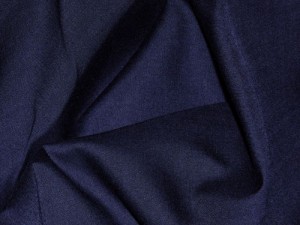 Broadcloth Fabric - Polyester-Cotton Blend - Navy