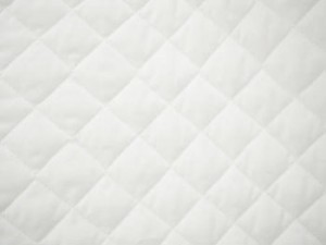 Double Faced Quilted Poly/Cotton Broadcloth - White