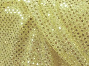 Faux Sequin Knit Fabric - 228 Light Gold