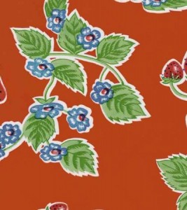 Wholesale Oilcloth - Forever Strawberries Red - 12yds