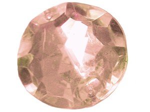 Wholesale Acrylic Jewels - Light Peach Sew-In Gemstone - Large Round, 18mm - 144 jewels, 1 gross