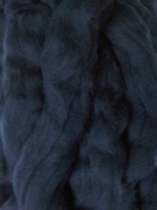 Merino Wool Roving - Midnight Blue