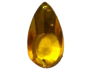 Wholesale Acrylic Jewels - Topaz Sew-In Gemstone - Tear Drop, 13x22mm - 144 jewels
