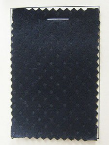 Coutil - Black Spot Corseting Fabric, priced per 1/2 yard