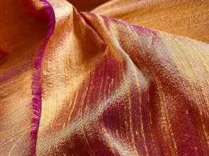 Silk Dupioni Fabric - Phoenix