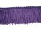 Rayon Chainette Fringe - 2", Purple