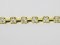 Rhinestone Banding - 1 row Cup Chain, gold 