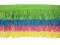Rainbow Fringe - Lime, Turquoise, Hot Pink, Yellow