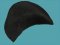 Wholesale Shoulder Pad #1181 - 1/4" Uncovered Raglan Black