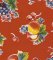 Oilcloth - Pears and Apples Red