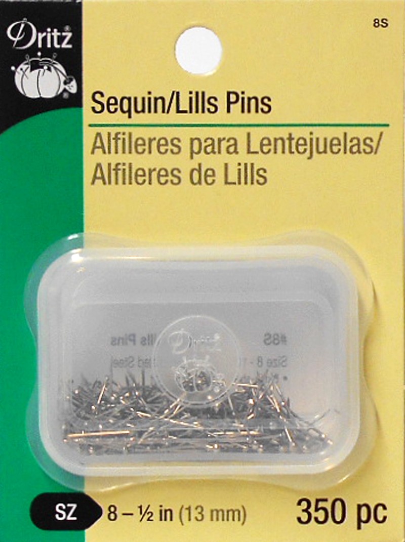 Dritz #8S - Sequin Pins - 350 count