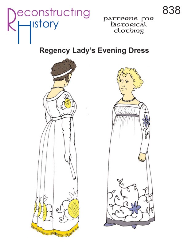 Regency Evening Dress Sewing Pattern