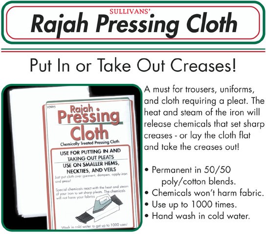 Sullivans Rajah Pressing Cloth 
