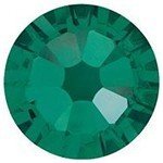 Emerald - Swarovski XILION Rose Flatback Rhinestone
