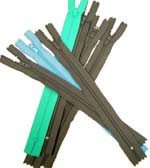 Garment Zippers - Regular and Invisible
